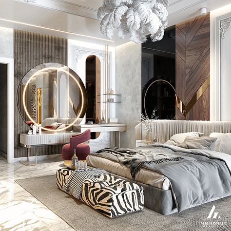 Luxe Bedroom, Modern Luxury Bedroom, Luxury Bedroom Design, Bed Design Modern, Luxury Bedroom Master, Room Design Bedroom, Bedroom Decoration, Aesthetic Bedroom, New Classic