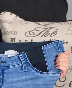 How To Take Out Jeans Waist, How To Expand Jeans Waist, How To Make Waistband Bigger On Jeans, Enlarge Waist On Jeans, Let Out Pants Waist, Making Pants Bigger In Waist, How To Fix Pants Waist Too Small, Expand Jeans Waistband, Increase Jeans Waist