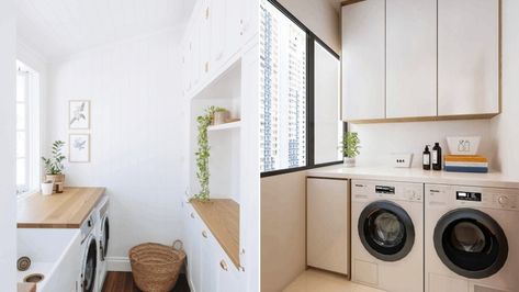 Service Yard Ideas, Kitchen Ideas Hdb, Service Yard, Laundry Ideas, Small Bathroom Interior, Interior Design Singapore, Modern Laundry Rooms, Japandi Interior, Laundry Room Remodel