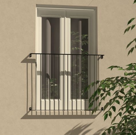 Juliet Balcony Ideas, Iron Balcony Railing, French Doors Bedroom, Juliette Balcony, French Balcony, Balcony Bar, Juliet Balcony, Balcony Railing Design, Window Grill