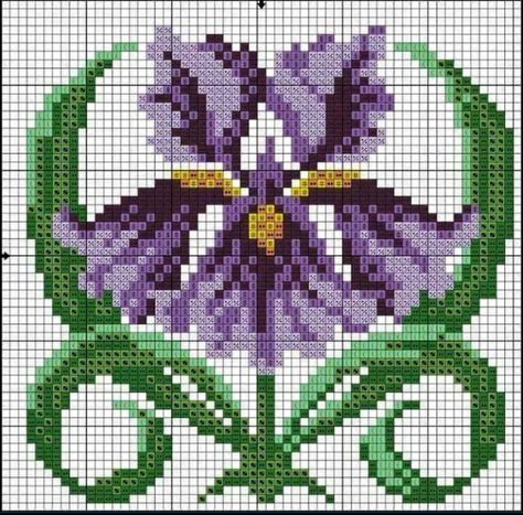 Nature Cross Stitch, Cross Stitch Patterns Flowers, Cross Stitch Bookmarks, Pola Sulam, Cross Stitch Rose, Bead Loom Patterns, Cross Patterns, Free Cross Stitch, Loom Patterns