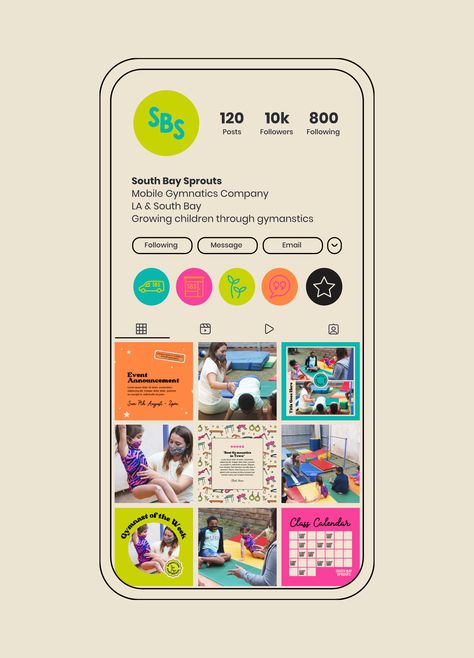 The social media templates created for South Bay Sprouts Campaign Instagram Design, Social Media Design Portfolio, Branding Social Media Posts, Social Media Graphic Design Inspiration, Social Media App Design, Social Media Feed Design, Social Media Templates Design, Social Media Theme, Social Media Portfolio