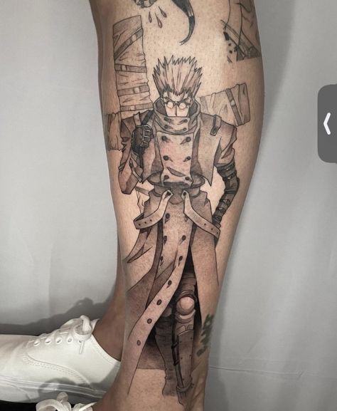 Trigun Tattoo Ideas, Trigun Tattoo, Trigun Stampede, Shake Diet, Art Tattoos, With All My Heart, Body Mods, Body Art Tattoos, Random Stuff