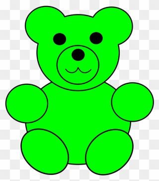 Gummy Bear Printable, Gummy Bear Experiment, Bear Crafts Preschool, Green Gummy Bear, Teddy Bear Coloring Pages, Desk Window, Teddy Bear Clipart, Green Bear, Bear Images