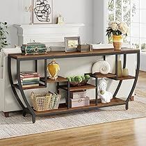 Behind Sofa Table, Long Entryway Table, Extra Long Console Table, Console Table With Storage, Rustic Console Table, Sofa Table With Storage, Table With Shelves, Table Behind Couch, Rustic Console