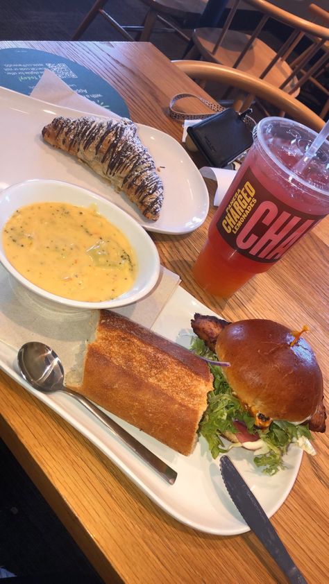 Panera Bread Aesthetic, Panera Aesthetic, Panera Breakfast, Comfy Food, Panera Bread, Food Babe, Healthy Lifestyle Food, Lemonade Recipes, Food To Go