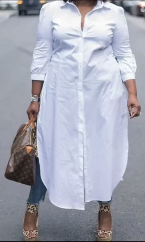 Long Collared Shirt Outfits, Long White Shirt Outfit, White Shirt Dress Outfit, Long White Shirt Dress, Collared Shirt Outfits, Long Shirt Outfits, Street Couture, Long Shirt Women, Outfits Unique