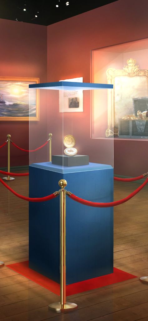 Background art - golden compass in a museum | Distant Shores Interactive Story Games, Golden Compass, Episode Interactive Backgrounds, Choices Game, The Golden Compass, Game Background, Background Art, Purple Aesthetic, Compass