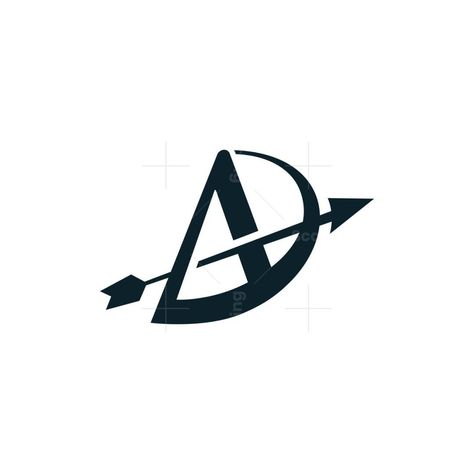 AD Archer Logo the combination of the design of arrows and bows with the letters A and D .. this logo is very attractive,simple, unique, modern and elegant.. Bow And Arrow Logo Design, Intramurals Logo, Archery Logo Ideas, Archer Logo Design, Arrow Logo Design Ideas, A D Logo, Archery Logo Design, A Arrow Logo, Bow And Arrow Logo