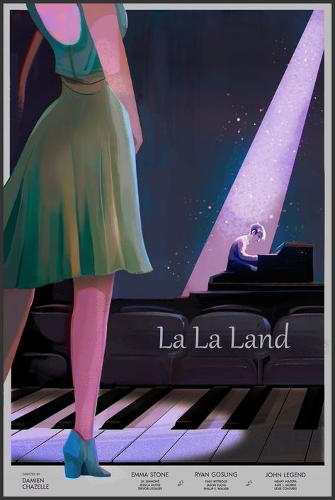 La La Land (2016) Land Movie, Here's To The Fools Who Dream, Damien Chazelle, Paint Bar, 얼굴 그리기, Wall Art Crafts, I Love Cinema, Movies And Series, Alternative Movie Posters