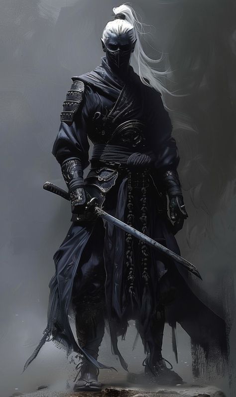 Reborn Dnd, Cartoon Gym, Dark Souls 4, Drow Male, Dnd Elves, Medieval Artwork, Black Armor, Samurai Armor, Dungeons And Dragons Characters