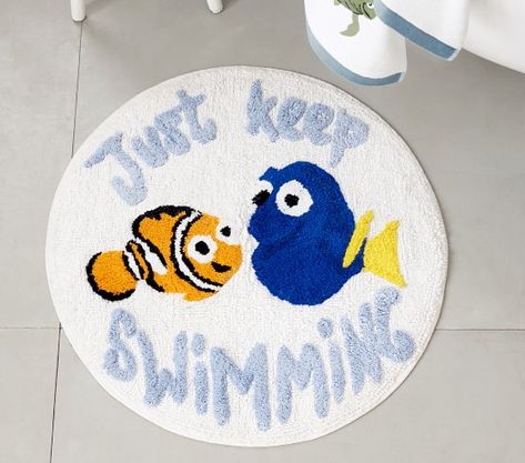 Finding Nemo Bathroom, Nemo Bathroom, Nemo Nursery, Disney Bathroom, Casa Disney, Disney Room Decor, Kids Bathroom Accessories, Disney Finding Nemo, Disney Rooms