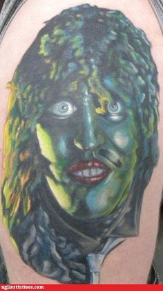 Old Greg Old Gregg, Worst Tattoos, Noel Fielding, Tattoo Fails, Bad Tattoos, Tattoo Design Ideas, Painted Brick, Independent Films, Fashion History