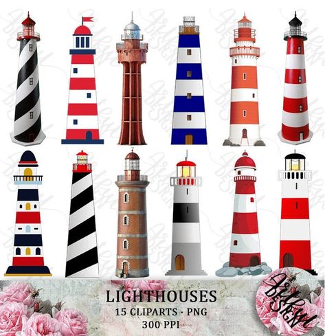 Everything You Need to Know about Lighthouse Clipart #lighthouse #with #name #clipart Lighthouse Clipart Free Printable, Lighthouse In The Dark, Light House Template Free Printable, Light Houses Painting, Lighthouses Crafts, Lighthouses Painting, Diy Light House, Light House Art, Lighthouse Craft