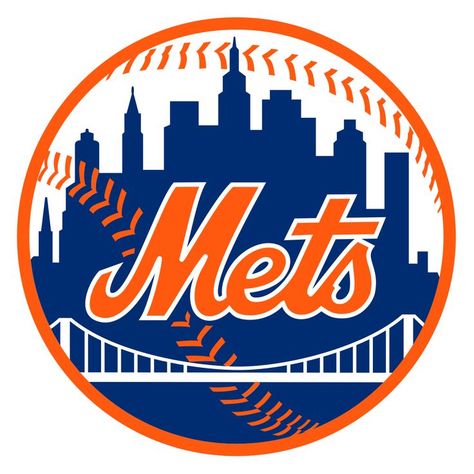 New York Mets Logo, Mets Logo, Vinyl Printer, Baseball Signs, Mets Baseball, Mlb Logos, Ny Mets, Brooklyn Baby, Sports Wallpapers