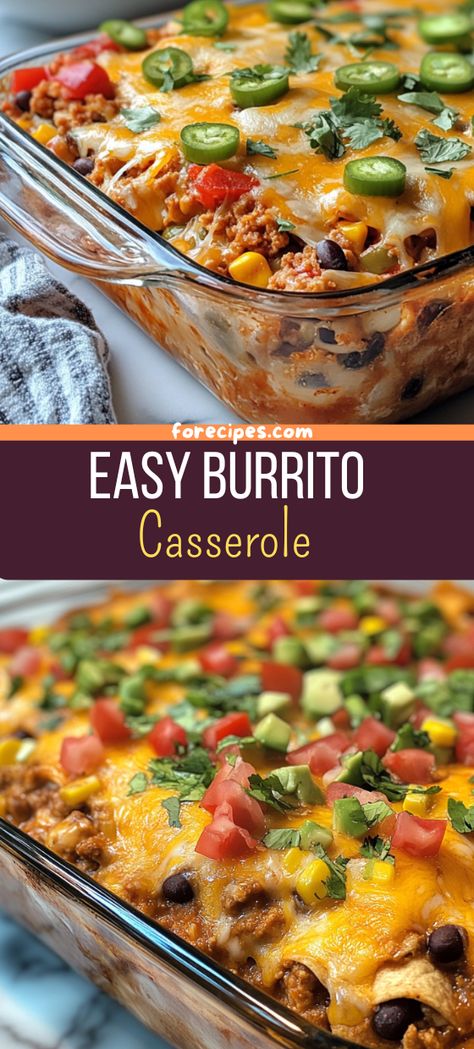 Casserole Ground Beef, Crockpot Ground Beef, Burrito Casserole, Beef Recipes For Dinner Easy, Recipes For Dinner Easy, Mexican Dinner, Beef Casserole Recipes, Mexican Food Recipes Easy, Beef Recipes Easy