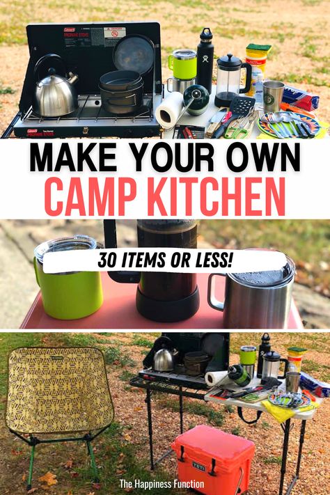 Portable Camping Kitchen, Camping Kitchen Set Up, Camp Kitchen Chuck Box, Portable Camp Kitchen, Camp Kitchen Box, Emergency Essentials, Truck Bed Camping, Chuck Box, Kitchen Box