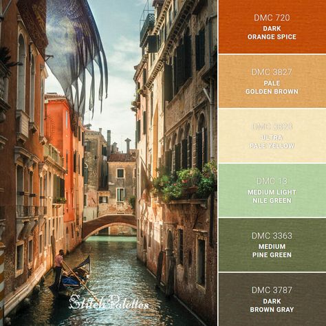 Venetian Color Palette, Italian Villa Color Palette, Italian Colors Palette, Florence Color Palette, Venice Colour Palette, Mosaic Color Palette, Venice Color Palette, Italian Color Palette Tuscan Style, Europe Color Palette