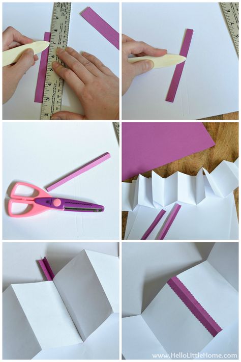 Diy Accordion Photo Book, Accordion Book Tutorial, Accordion Book Diy, Accordian Books Diy, Accordion Photo Book, Binding Methods, Accordion Books, Video Crafts, Book Binding Methods