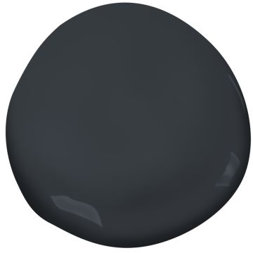 Our Top Dark and Dramatic Designer Paint Picks Pt.1 Soot Benjamin Moore, Bathroom Color Palettes, Color Palette Benjamin Moore, Painting Kitchen Countertops, Black Paint Color, House Paint Color Combination, Color Combinations Paint, Hale Navy, Revere Pewter