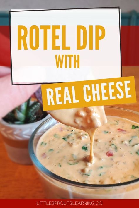 Rotella Dip, Healthy Cheese Dip, Homemade Rotel, Homemade Cheese Dip, Queso Dip Crockpot, Rotel Cheese Dip, Cheddar Cheese Dip, Rotel Recipes, Nachos Cheese Dip