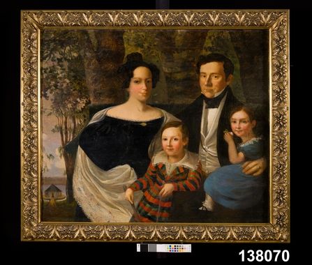 Family Portrait Painting, Victorian Hairstyles, Family Painting, Oil Portrait, American Folk Art, Anatomy Drawing, Old Paintings, Fashion Portrait, Painting Art Projects