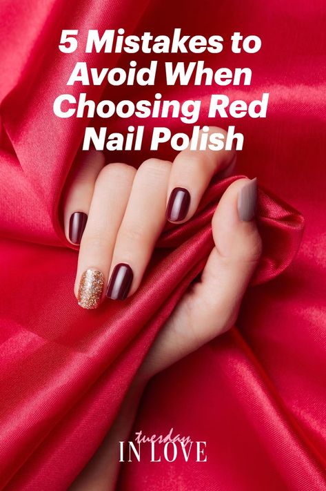 Best Nail Color For Red Hands, Classic Red Nails Short, Best Red Nail Polish For Medium Skin, Red Nails On Pale Skin, Best Red Nail Polish For Fair Skin, Red Nails For Pale Skin, Perfect Red Nails, Christmas Red Nail Polish, Red Nails Dip