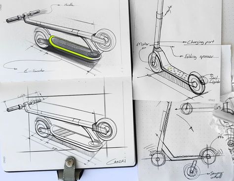 Cancri Design on Instagram: “Scooter sketches 🛴 Finally I’ve got some time today to sketch out something other than workload . . ... #sketch #idsketch #industrialdesign…” Scooter Doodle, Bike Design Sketch, Toy Sketch, Scooter Design Sketch, Scooter Sketch, Motorcycle Design Sketch, Futuristic Scooter Design, Bike Sketch, Furniture Design Sketches