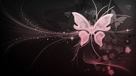 Black And White And Pink Butterfly With Hearts by Missliss40 on ... Pink Black And White Wallpaper, Wallpapers Library, Background Butterflies, Pink Wallpaper Desktop, Pink Wallpaper Laptop, Pink And Black Wallpaper, Hearts Wallpaper, Laptop Wallpaper Desktop Wallpapers, Butterfly Wallpaper Backgrounds