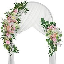 Home With Wreath, Flower Swag, Flowers For Decoration, Swag Design, Flower Tie, Wedding Arch Flowers, Beautiful Wedding Flowers, Arch Flowers, Arch Decoration Wedding