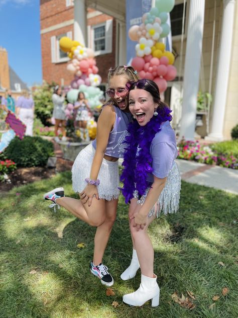 BID DAY BEST DAY! disco theme!! TLAM #sorority #theta #bidday #biddaytheme Disco Theme, Bid Day Themes, Bid Day, Beauty Inspiration, Sorority, Lifestyle, Beauty