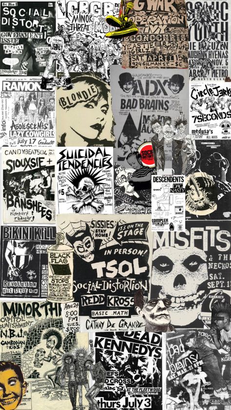 Punk Computer Wallpaper, Hardcore Punk Aesthetic, Punk Background Wallpapers, Punk Music Aesthetic, Punk Wallpaper Aesthetic, Punk 1970s, Punk Rock Flyers, Punk Visual Art, Punk Rock Wallpaper