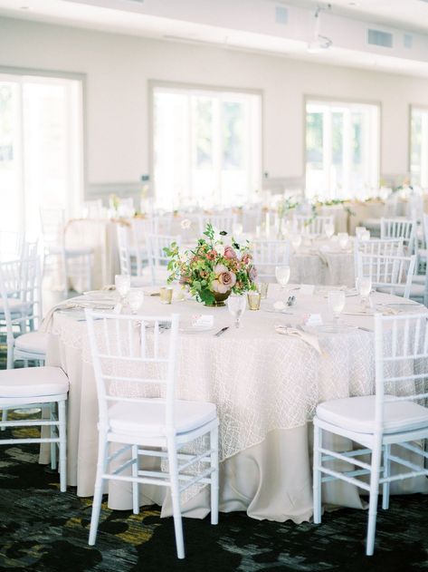 Oh heck yes! This garden flower wedding next to a sun-kissed swan lake is what dreams are made of. With an acrylic pedestal and wild flower arrangement ceremony backdrop, pressed flower table numbers, a watercolor seating chart and scattered fruit details along the minimalist tables capes, there is so much to love about this real Ohio wedding with pastel colors for days. See all the beauty over on #ruffledblog now! White Chiavari Chairs Wedding, Pressed Flower Table Numbers, Chivari Chairs Wedding, Pressed Flower Table, White Wedding Chairs, Garden Flower Wedding, White Chiavari Chairs, Flower Table Numbers, Wedding Reception Chairs