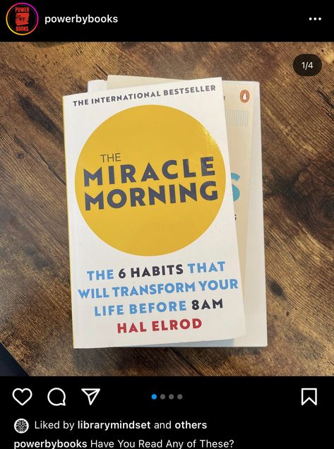 Miracle Morning Book, The Miracle Morning, Miracle Morning, Transform Your Life, Book Aesthetic, Reading, Book Cover, Books