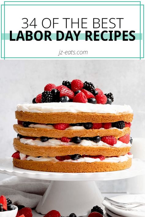 Need help putting a menu together for Labor Day? Here you'll find the best Labor Day food ideas to make the most delicious menu for your guests! Labor Day Food Ideas, Labor Day Food, Food Ideas To Make, Smoked Beer Can Chicken, Labor Day Recipes, Homemade Turkey Burgers, Spicy Deviled Eggs, Labor Day Party, Smoked Meatloaf