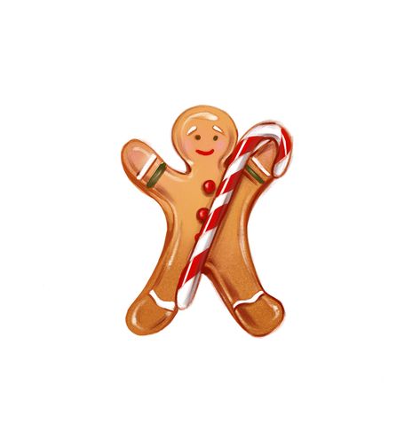 Gingerbread Man, Gingerbread, Enamel Pins