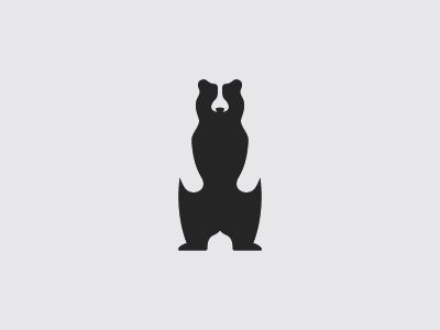 Would be interesting to see what kind of negative space play we could have with the "H" Bear Negative Space, Logos Design Ideas, Bear Symbol, Polygonal Art, Space Bear, Space Play, Bear Logo Design, Negative Space Tattoo, Negative Space Art