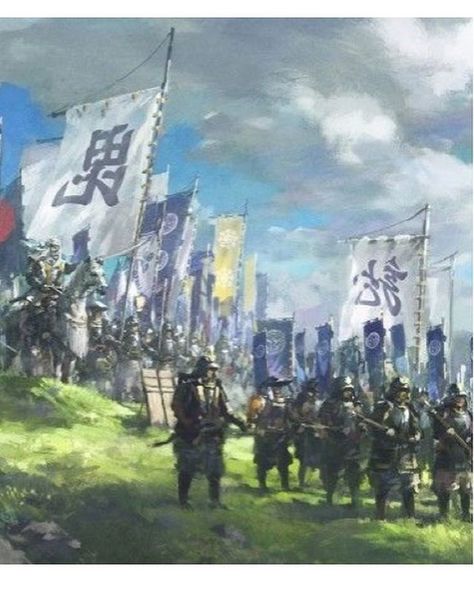 Samurai warriors Sengoku Jidai, Japanese Art Samurai, Samurai Artwork, Space Cowboy, Samurai Armor, Fantasy Battle, Knight Art, Samurai Art, Samurai Warrior