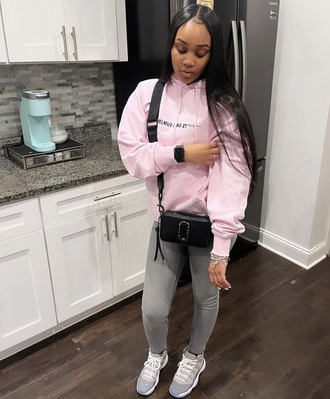 Cool Gray 11s Outfits, Low Cement Grey 11s Outfits, Grey 11s, Fashion Outfits Cute, Casual Outfits Cute, Cute Lazy Day Outfits, Swag Outfits For Girls, Tomboy Style Outfits