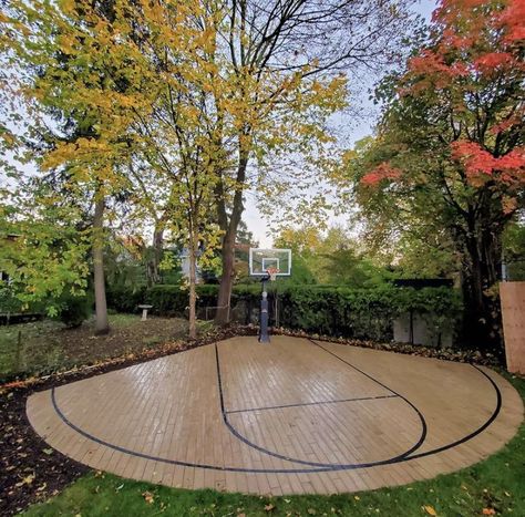 design, front yard landscaping, landscaping ideas, garden ideas, home improvement, home renovation Home Basketball Court, Basketball Court Backyard, Backyard Basketball, Outdoor Basketball Court, Backyard Remodel, Have Inspiration, Backyard Playground, Backyard Inspo, Outdoor Decor Backyard