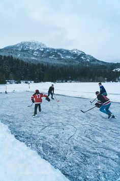 pond hockey Pond Hockey, Outdoor Ice Skating, Christmas Skating, Snow Fort, Hockey Christmas, Canada Hockey, Frozen Pond, Street Hockey, Big Sky Montana