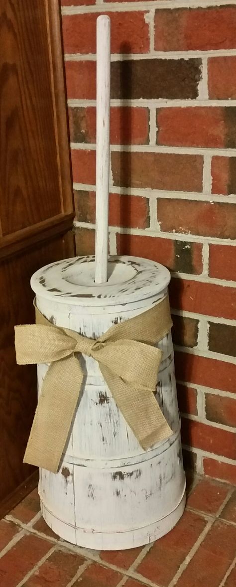 Butter Churn Decor, Butter Churn Decor Ideas, Butter Churner, Antique Butter Churn, Butter Churns, Butter Churn, Vintage Decorating, Churning Butter, Chalk Painting