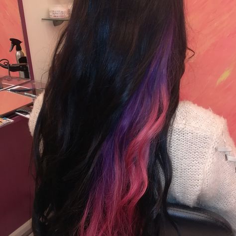 Twilight Sparkle Hair Color, Twilight Sparkle Hair Dye, Twilight Sparkle Hair, Mlp Cosplay, Sparkle Hair, Wow Hair Products, Plum Hair, Mane 6, Hair Streaks