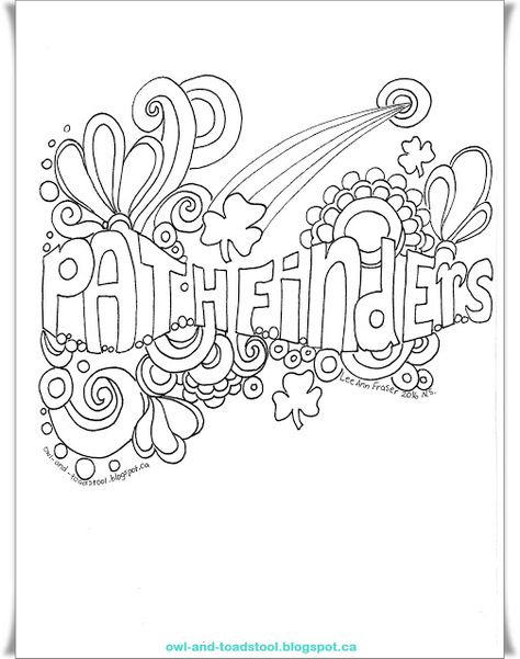 http://owl-and-toadstool.blogspot.ca/2016/02/doodle-pathfinders.html American Heritage Girls Pathfinders, American Heritage Girls Ahg, Ahg Badge, Creation Coloring Pages, American Heritage Girls, Doodle Girl, Girl Guide, Activities For Girls, Girl Scout Ideas