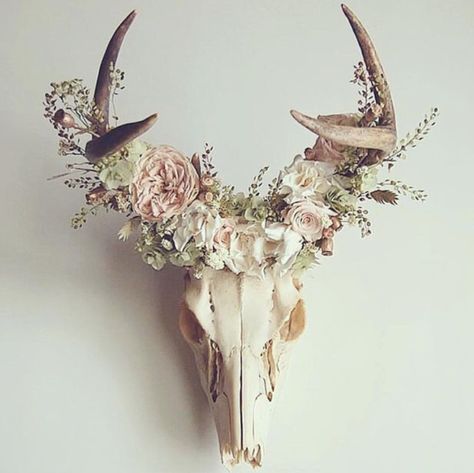 Deer Skull Decor, Deer Skull Art, Tre Kunst, Cow Skull Decor, Cow Skull Art, Deer Antler Decor, Antlers Decor, Antler Crafts, Antler Art