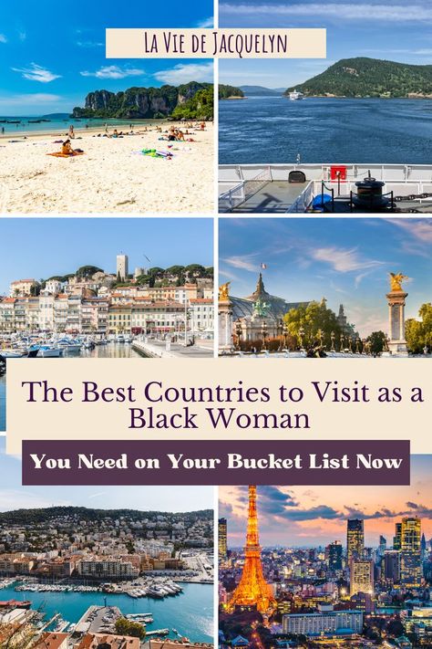 best countries to visit as a black woman Countries To Travel, Best Countries To Visit, Single Travel, Solo Travel Destinations, Solo Travel Tips, Countries To Visit, Places In The World, Solo Female Travel, Cool Countries