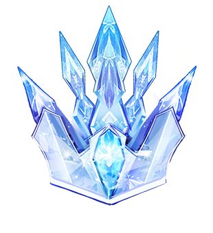 Crown Banner, Ice Crown, Galaxy Jar, Ice Magic, Crown Art, Fantasy Witch, Blue Crown, Game Illustration, Crown Design