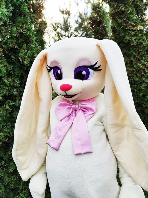 Bunny Love Mascot Costume, Adult Mascot Costume, Party Mascot Costume, Event Mascot Costume, Birthday Party Costume, Luxury Costume Handmade only. Excellent Quality produced with Soft and Light materials. Made in EU https://www.etsy.com/listing/1357222033/ Rabbit Costumes For Rabbits, Bunny Costume Onesie, Kawaii Bunny Costume, 3d Printed Bunny Mask, Phone Watch For Kids, Costume Birthday Party, Animal Mascot Costumes, Party City Balloons, Bunny Mask