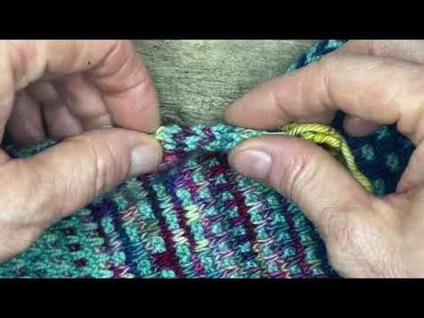 The Shift KAL — Hide your yarn ends! - YouTube The Shift, Crochet Poncho, Knitting Yarn, Weaving, Yarn, Knitting, Crochet