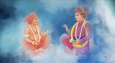 Jay Swaminarayan, Baps Swaminarayan, Digital Painting Portrait, Dress Neck, Ganesha Art, Dress Neck Designs, Wallpaper Gallery, Painting Portrait, Sunset Wallpaper